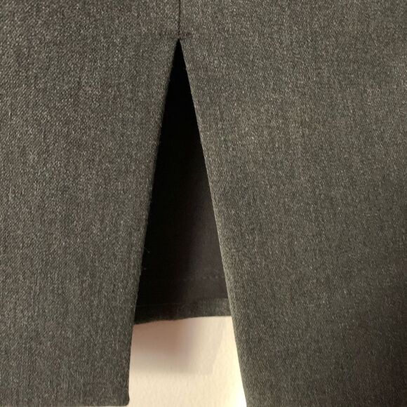 NWT Express dark grey/wet asphalt pencil skirt, knee length, Size 2 - Picture 7 of 10